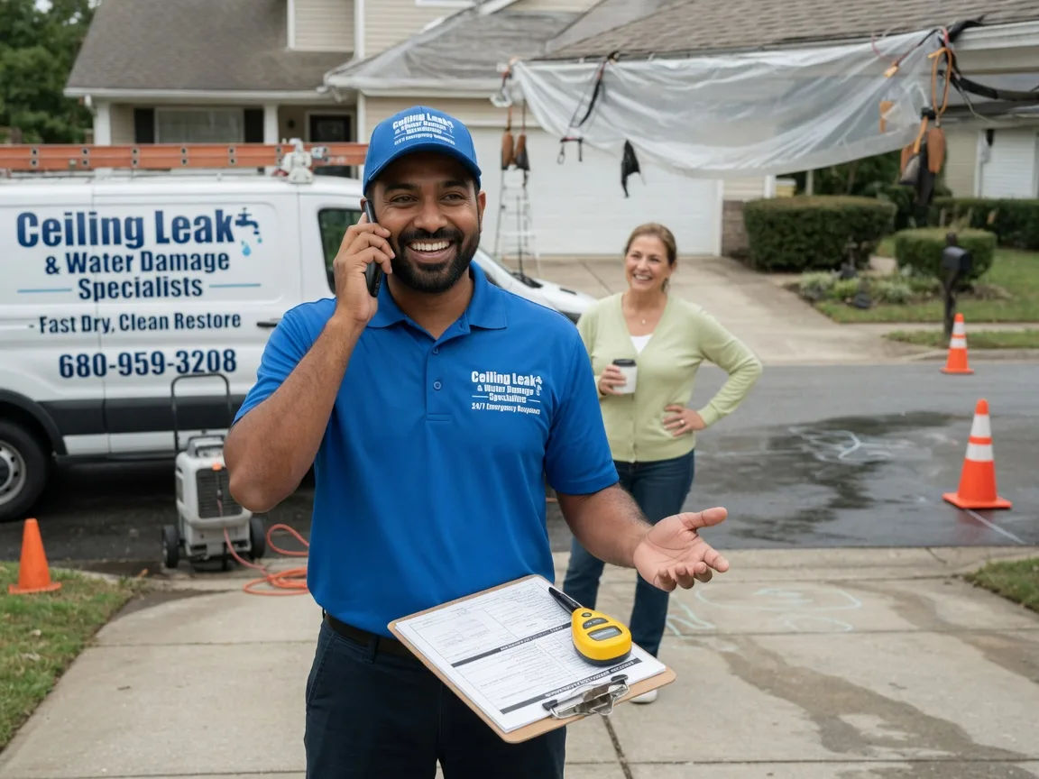 Ceiling Leak Cleanup Colton, WA FAQs
